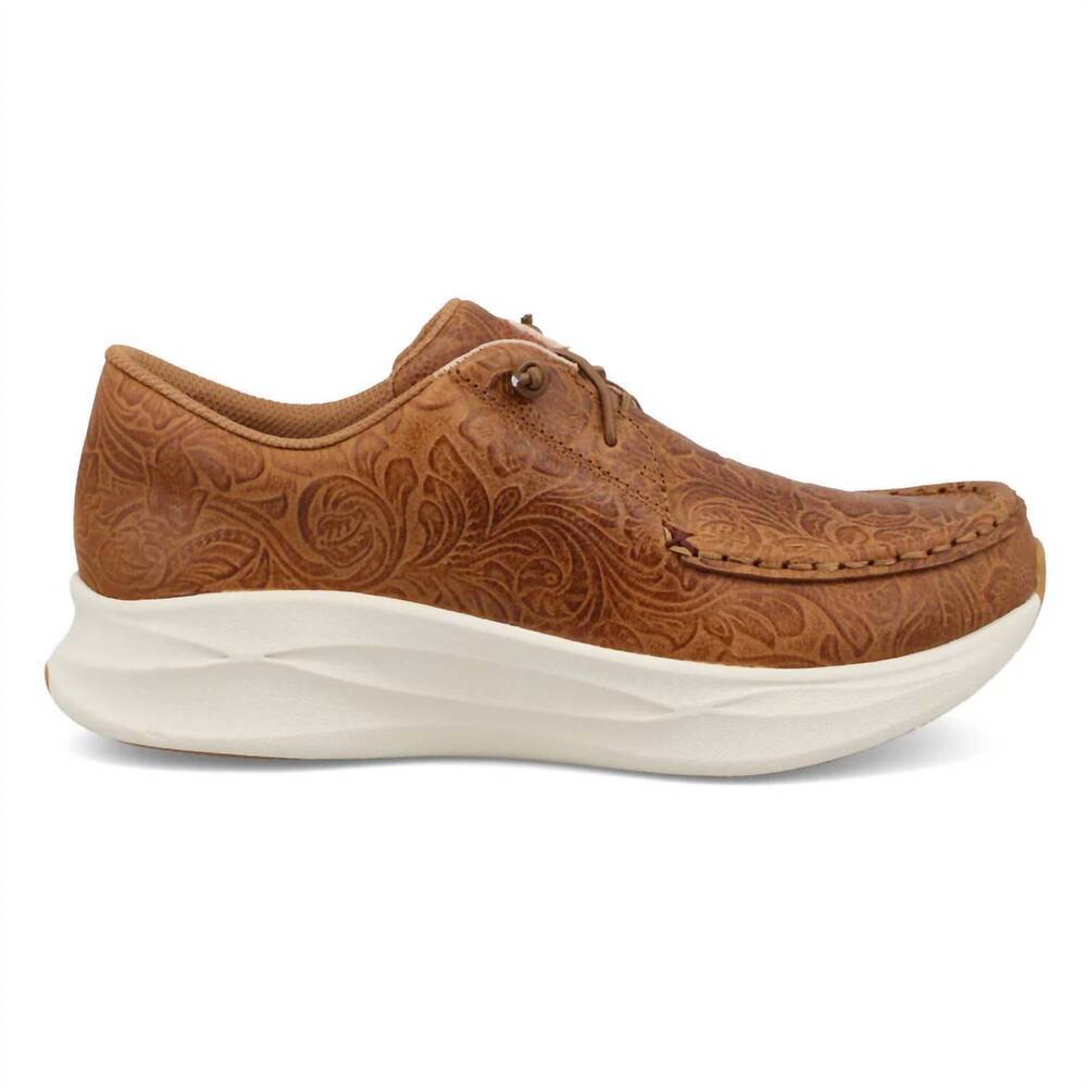 NEW TWISTED X women's feather x casual tooled shoe in spice